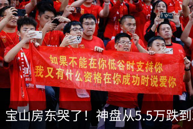 宝山房东哭了！神盘从5.5万跌到3.6万，一套房蒸发170万