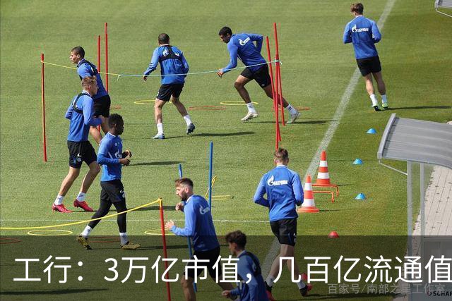 工行：3万亿市值，几百亿流通值
